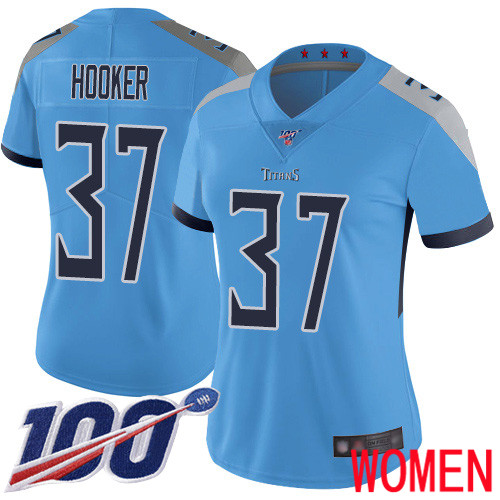 Tennessee Titans Limited Light Blue Women Amani Hooker Alternate Jersey NFL Football 37 100th Season Vapor Untouchable